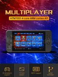 New Powkiddy X70 7.0 Inch HD Screen Handheld Game Console Double Players ATM7051 Quad-Core Retro TV Video Game Console Gift