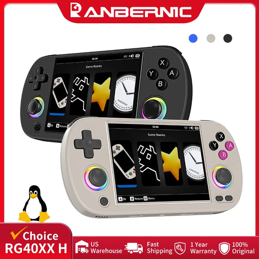 iGameConsole RG40XX Best Retro Handheld Gaming Console 2026 | 5000 Preloaded GBA SNES PS1 Games Plug and Play | Back to School Gift for Kids Adults Dad | 4.0 Inch IPS Linux 64GB Emulator Console | Nostalgic Classic Gaming Childhood Memories