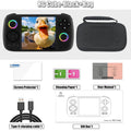 Anbernic RG Cube Retro Handheld Game Console 64bit Android 13 Unisoc T820 3.95 Inch IPS Screen Hall Joystick RGB Lighting Effect
