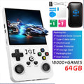 AISLPC R36MAX Retro Handheld Video Game Console 4.0 Inch IPS Screen Portable Pocket Video Player Plug and Play Games Kids Gifts