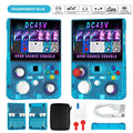 FLLBW DC45V Handheld Game Console Portable Hand Held 4.5-in 4k HD IPS Screen Large Battery Best Gift For Boy Girl 128GB PS1