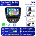 Jundof Android 16 Car Radio For Peugeot 107 Toyota Aygo Citroen C1 2005-2014 Stereo Carplay GPS Navi Multimedia Player No 2 Din