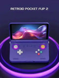 Retroid Pocket Flip 2 Handheld Console SD865 5.5”1080p Oled Wifi6 Handheld Portable Gaming Console With Hall Rockers Custom PS2