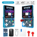 FLLBW XF40V Retro Handheld Game Console Linux 4.0'' IPS Screen Supports WiFi Arcade Joystick Portable Pocket Video Games Player