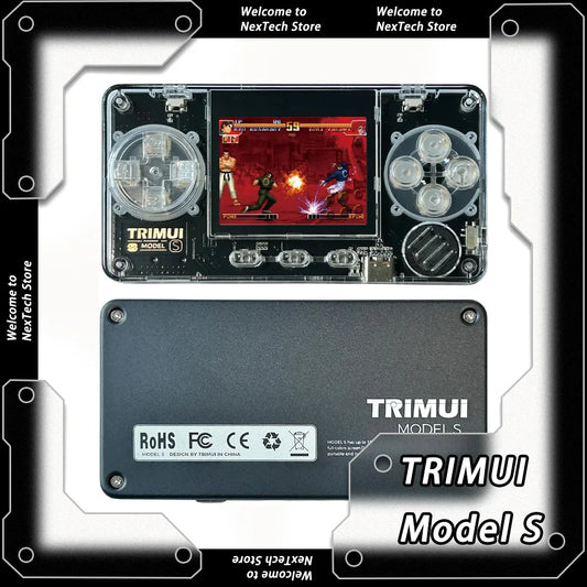 iGameConsole TRIMUI Model Best Retro Handheld Gaming Console 2026 | 10000 Preloaded GBA SNES PS1 Games Plug and Play | Back to School Gift for Kids Adults Dad | 2.0 Inch IPS Linux 64GB Emulator Console | Nostalgic Classic Gaming Childhood Memories