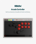 8BitDo All-Button Wireless Arcade Controller for Switch 1/2 & Windows, Low-profile Mechanical Switches, 4 Programmable Buttons