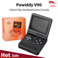 Powkiddy V90 3.0Inch IPS Screen Retro Video Game Console Open Source For PS1 Mini Portable Handheld Game Console 64G 15000Games