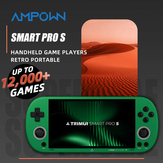 iGameConsole TRIMUI Smart Best Premium Retro Handheld Console 2026 | 10000 Preloaded GBA SNES PS1 Games Plug and Play | Back to School Gift for Kids Adults Dad | Linux 64GB Emulator Console | Nostalgic Classic Gaming Childhood Memories