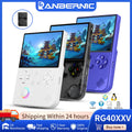Anbernic RG 40XXV Retro Handheld Game Consoles 4.0" IPS Screen Linux 64-bit 3200mAh RGB Joystick RG40XXV Portable Gaming Console Supports Streaming WiFi Bluetooth HDMI TV Output