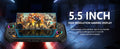 RG52 MINI Handheld Game Console Dual System 2.4G WIFI 5.5" IPS Screen 30+ Emulator Potable Retro Games Console Pocket