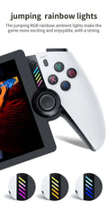 FLLBW M28 256GB handheld game console 7.1 '' IPS Screen supports large-scale PS2 games 3D dual joystick God of War 20000 games