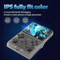 R40S Pro Retro Gaming Console 3.5-Inch IPS Screen,30000+ HD Games Handheld Game Console,3800mAh Rechargeable with 128GB TF Card