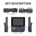 POWKIDDY V10 3.5-Inch IPS Oca Hd Full Fit Screen 480*320 Retro Handheld Game Console RK3326 Open Source Linux Children's Gifts