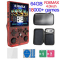 Open Source R36MAX Retro Handheld Video Game Console RK3326 Chip 64/128G Portable Pocket Game Player 4‘’HD Screen R36 PRO R36S