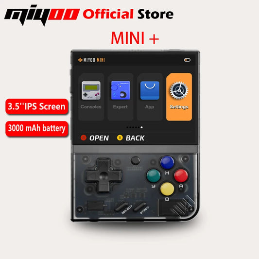 iGameConsole MIYOO Best Retro Handheld Gaming Console 2026 | 10000 Preloaded GBA SNES PS1 Games Plug and Play | Back to School Gift for Kids Adults Dad | 2.8 Inch IPS Linux 64GB Emulator Console | Nostalgic Classic Gaming Childhood Memories