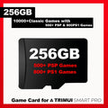 Trimui Smart Pro Game Console SD Card 256GB Pre-install 30000+ Retro Games 50+ Emulators for PSP/PS1/GG/N64 Game Card for Trimui