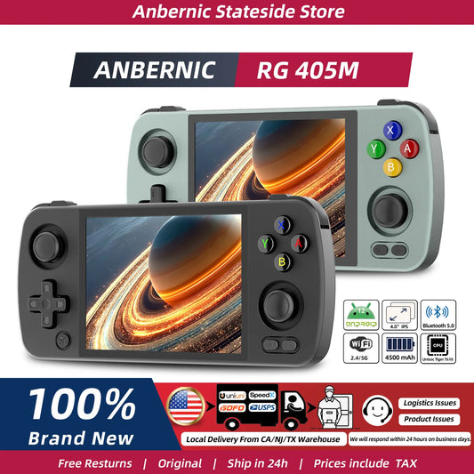 iGameConsole Anbernic Best Retro Handheld Gaming Console 2026 | 10000 Preloaded GBA SNES PS1 Games Plug and Play | Back to School Gift for Kids Adults Dad | 4 Inch IPS Android 64GB Emulator Console | Nostalgic Classic Gaming Childhood Memories