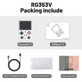 Anbernic RG353V RG353VS Retro Handheld Game Console 3.5” IPS Screen RK3566 Video Portable Player 4000+Games Support Wired Handle