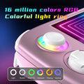 Anbernic RG Cube Retro Handheld Game Console 64bit Android 13 Unisoc T820 3.95 Inch IPS Screen Hall Joystick RGB Lighting Effect