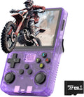 R36S Classic Retro Game Console with ARKOS System Video Games Single Card Portable Hand-held Gaming Console Kids Gift 3.5 Inch