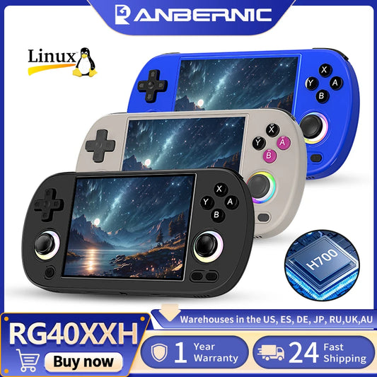 iGameConsole RG40XX Best WiFi Retro Handheld Console 2026 | 10000 Preloaded GBA SNES PS1 Games Plug and Play | Back to School Gift for Kids Adults Dad | Linux 64GB Emulator Console | Nostalgic Classic Gaming Childhood Memories