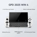 GPD 2025 WIN 4 32GB Memory RAM 1TB 2TB Hard Disk AMD 8840U HX370 Processor Handheld Gaming Portable Laptop Mini PC Touch Screen