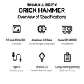 AMPOWN TRIMUI BRICK Metal Retro Games Console Portable Handheld Game Player CNC 3.2 IPS Screen Linux System Video Gaming Device