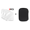 4 IN 1 For R36S Case+Screen Protector Tempered Glass Film Travel Carrying Storage Bag For Anbernic R36S Game Console Accessories