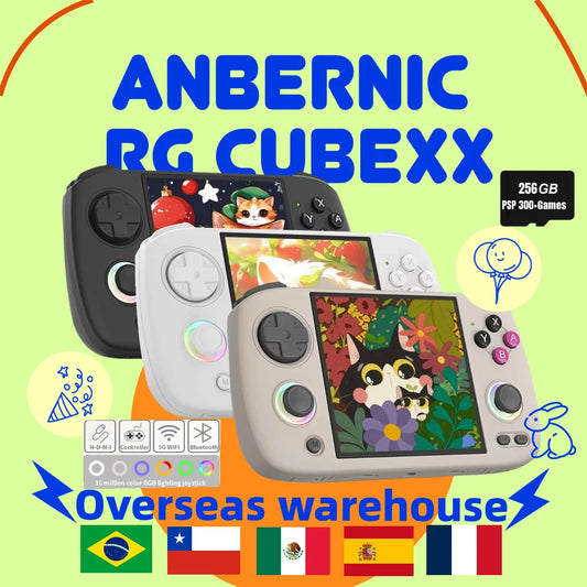 iGameConsole Anbernic Best WiFi Retro Handheld Console 2026 | 10000 Preloaded GBA SNES PS1 Games Plug and Play | Back to School Gift for Kids Adults Dad | 3.95 Inch IPS Linux 64GB Emulator Console | Nostalgic Classic Gaming Childhood Memories