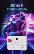FLLBW DC45V Handheld Game Console Portable Hand Held 4.5-in 4k HD IPS Screen Large Battery Best Gift For Boy Girl 128GB PS1