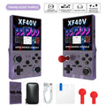 FLLBW XF40V Retro Handheld Game Console Linux 4.0'' IPS Screen Supports WiFi Arcade Joystick Portable Pocket Video Games Player