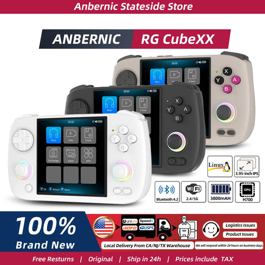 iGameConsole Anbernic Best Retro Handheld Gaming Console 2026 | 10000 Preloaded GBA SNES PS1 Games Plug and Play | Back to School Gift for Kids Adults Dad | Linux 64GB Emulator Console | Nostalgic Classic Gaming Childhood Memories