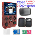 Open Source R36MAX Retro Handheld Video Game Console RK3326 Chip 64/128G Portable Pocket Game Player 4‘’HD Screen R36 PRO R36S