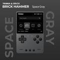 TRIMUI BRICK Hammer Handheld Game Console CNC Aluminum Alloy 3.2''IPS Screen A133P Linux OS LED Lighting Free Keycap Palyer Gift