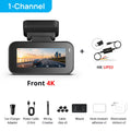 【New】70mai Dash Cam A900 Dual 4K Dual HDR f/1.55 Aperture Supercapacitor Wi-Fi 6 GPS Max 512GB 4G LTE Cloud Car DVR 70mai A900