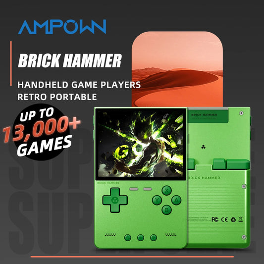 iGameConsole TRIMUI Brick Best Retro Handheld Gaming Console 2026 | 10000 Preloaded GBA SNES PS1 Games Plug and Play | Back to School Gift for Kids Adults Dad | Linux 64GB Emulator Console | Nostalgic Classic Gaming Childhood Memories