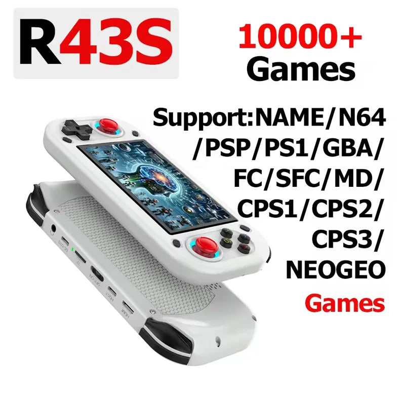 R43S Pro Edition — 4.3" IPS Linux Console (HDMI Out + Open Source)