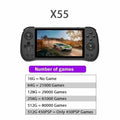 80000Games 512G POWKIDDY X55 5.5INCH IPS Screen RK3566 Handheld Game Console Linux Open-Source Retro Console HD Gifts