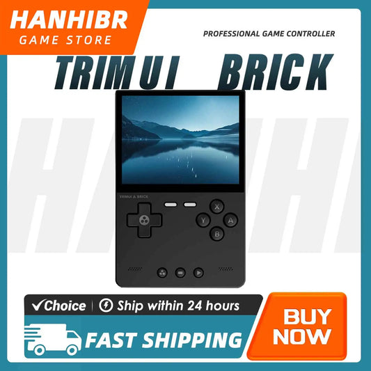 iGameConsole TRIMUI BRICK Best WiFi Retro Handheld Console 2026 | 10000 Preloaded GBA SNES PS1 Games Plug and Play | Back to School Gift for Kids Adults Dad | 3.2 Inch IPS Linux 64GB Emulator Console | Nostalgic Classic Gaming Childhood Memories