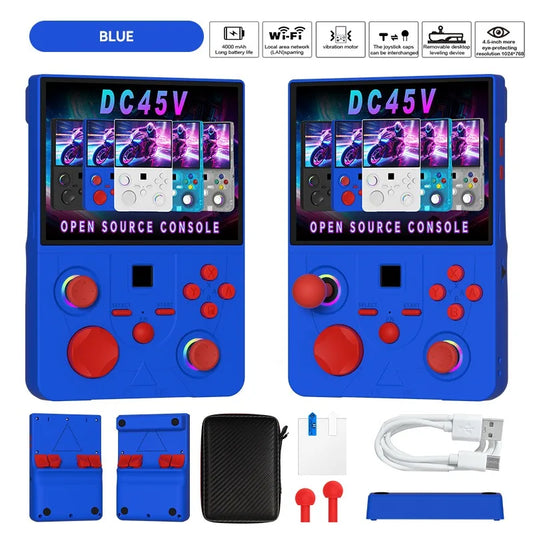 iGameConsole FLLBW DC45V Best Retro Handheld Gaming Console 2026 | 10000 Preloaded GBA SNES PS1 Games Plug and Play | Back to School Gift for Kids Adults Dad | Linux 128GB Emulator Console | Nostalgic Classic Gaming Childhood Memories
