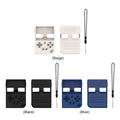 Silicone Protective Cover Shockproof Protective Sleeve Skin Soft Case Cover with Lanyard for Anbernic RG35XX/RG35XX Plus