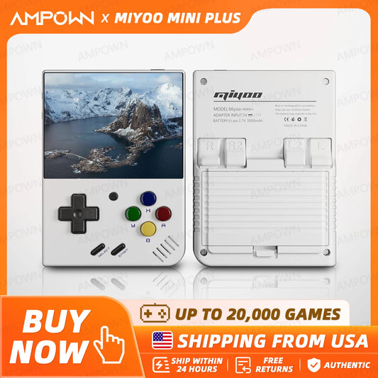 iGameConsole MIYOO Best Retro Handheld Gaming Console 2026 | 10000 Preloaded GBA SNES PS1 Games Plug and Play | Back to School Gift for Kids Adults Dad | 2.8 Inch IPS Linux 64GB Emulator Console | Nostalgic Classic Gaming Childhood Memories