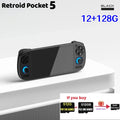 Retroid Pocket 5  RP5 Retro Handheld Video Game Console Video Player 5.5 Inch OLED Touch Screen Android13 Wifi Bluetooth PSP PS2