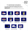 New Powkiddy A13 10 Inch Large Screen Detachable Joystick Retro Game Players High-definition Retro Mini Game Machine Gift