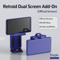 Retroid Dual Screen Add-on 5.5 inch OLED Back Clip Screen For Retroid Pocket 5 RP5/RPmini V2/RP4 Pro Extended Display Screen
