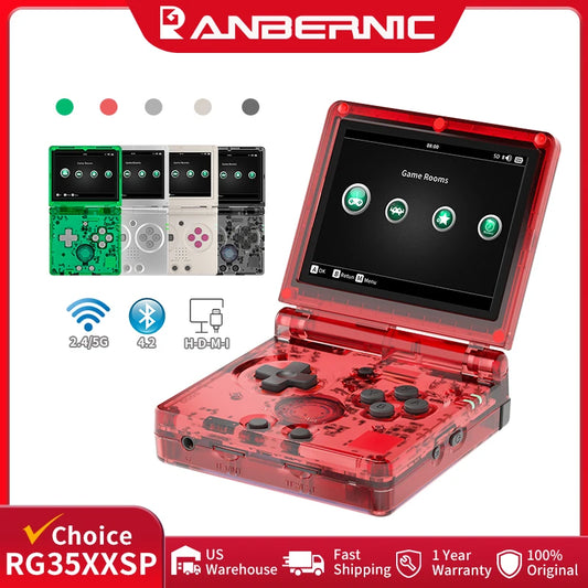 iGameConsole RG35XX Best Premium Retro Handheld Console 2026 | 10000 Preloaded GBA SNES PS1 Games Plug and Play | Back to School Gift for Kids Adults Dad | 3.5 Inch IPS Linux 64GB Emulator Console | Nostalgic Classic Gaming Childhood Memories