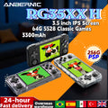 ANBERNIC RG35XX H Handheld Game Console Linux 3.5 inch IPS Screen Retro Video Games Player 3300mAh 64G Classic PSP Gifts RG35XXH