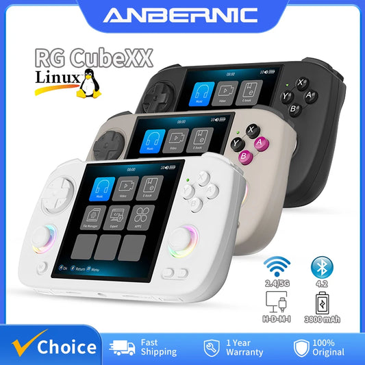 iGameConsole Anbernic Best WiFi Retro Handheld Console 2026 | 10000 Preloaded GBA SNES PS1 Games Plug and Play | Back to School Gift for Kids Adults Dad | 3.95 Inch IPS Linux 64GB Emulator Console | Nostalgic Classic Gaming Childhood Memories