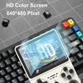 GAMINJA New Open Source Retro Handheld Video Game Console Buit in 64GB Card Emulator for PS1/PSP/DC/N64/SS 3.5 Inch IPS Screen