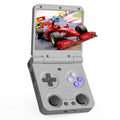 MIYOO Flip V2 Retro Handheld Game Console With Metal Hinge 3.5'' IPS Screen Compact Portable Game Machine Dual Analog Sticks Gif